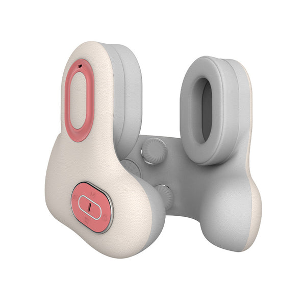 Smart 4-in-1 Travel Neck Pillow with ANC Headphones - Beige