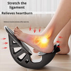 2 PCS Foot Rocker Calf Stretcher - Ankle & Lower Leg Stretching Board for Plantar Fasciitis & Achilles Relief - Anti-Slip Balance Wedge for Home & Office - Heavy Duty Black
