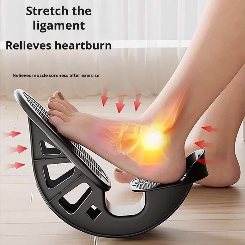 2 PCS Foot Rocker Calf Stretcher - Ankle & Lower Leg Stretching Board for Plantar Fasciitis & Achilles Relief - Anti-Slip Balance Wedge for Home & Office - Heavy Duty Pink