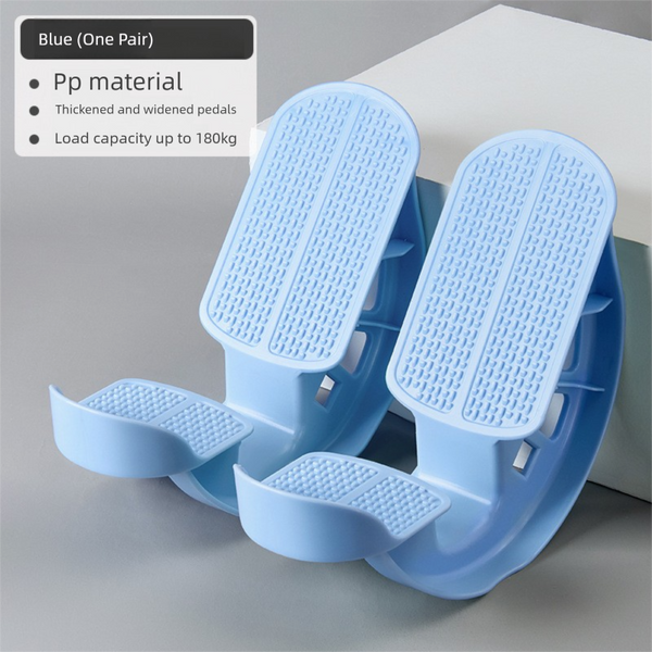 2 PCS Foot Rocker Calf Stretcher - Ankle & Lower Leg Stretching Board for Plantar Fasciitis & Achilles Relief - Anti-Slip Balance Wedge for Home & Office - Heavy Duty Blue