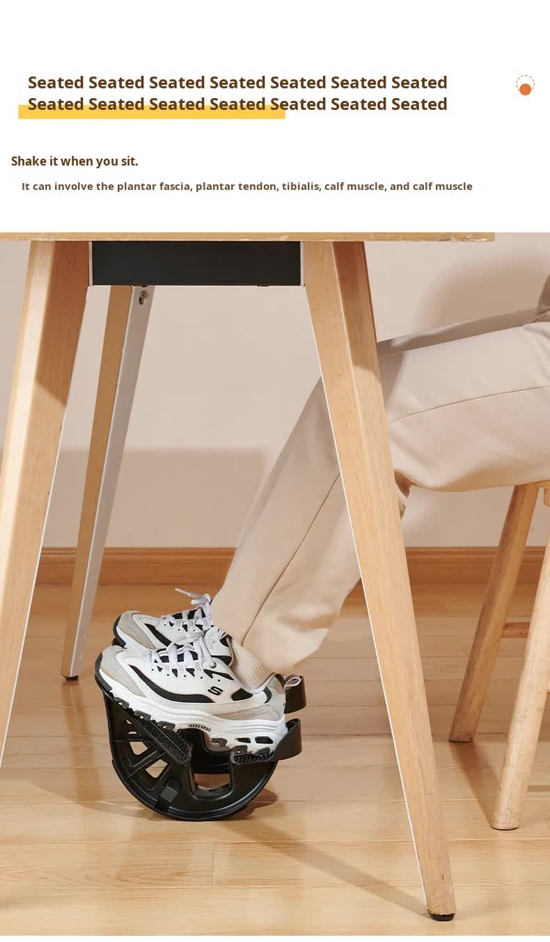 2 PCS Foot Rocker Calf Stretcher - Ankle & Lower Leg Stretching Board for Plantar Fasciitis & Achilles Relief - Anti-Slip Balance Wedge for Home & Office - Heavy Duty Blue