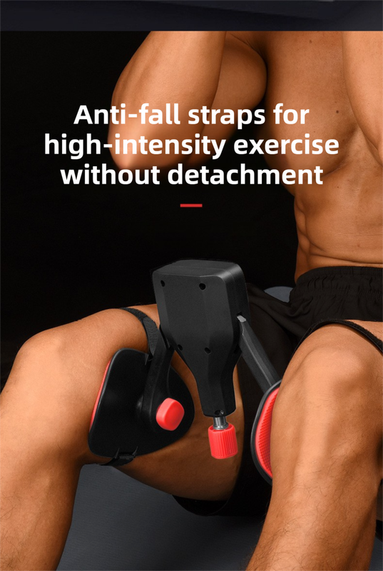 Black 35KG High-Resistance Kegel Trainer With Smart Counter & Leg Straps - Muscle & Thigh Slimming Equipment with Jump Rope & 2 Handles Attachment
