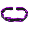 Purple 3 Pack Multi-Loop Yoga Stretching Strap with Numbered Sections 90cm Elastic Resistance Band for Dance Pilates Body Sculpting Australian Fitness Gear