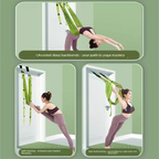 Purple Aerial Yoga Door Hanging Strap for Home Workouts Adjustable Stretch Band for Backbend Inversion and Flexibility Premium Standard Fit for Local Enthusiasts