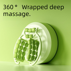 Blue 360-Degree Wrap Around Leg Roller Massager with 29 Acupressure Points for Muscle Recovery and Body Shaping Essential Tool for Local Home Workouts