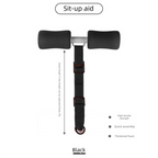 Portable Sit-Up Assistant Bar Door & Bed Anchor Core Trainer Adjustable Ab Workout Equipment Black
