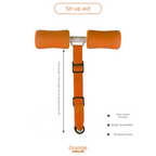 Portable Sit-Up Assistant Bar Door & Bed Anchor Core Trainer Adjustable Ab Workout Equipment Orange