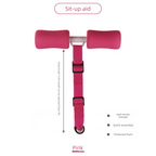 Portable Sit-Up Assistant Bar Door & Bed Anchor Core Trainer Adjustable Ab Workout Equipment Pink