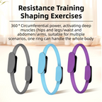 Purple Professional Pilates Ring & Yoga Ball Set - Multipurpose Home Fitness Equipment for Whole-Body Core Training & Pelvic Floor Strengthening