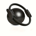 Black Professional Pilates Ring & Yoga Ball Set - Multipurpose Home Fitness Equipment for Whole-Body Core Training & Pelvic Floor Strengthening