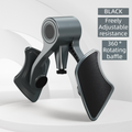 2-in-1 Black Kegel Trainer for Glute Lifting & Leg Toning - Adjustable Resistance & 360° Rotating Baffles for Postpartum Recovery & Pelvic Health