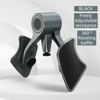 2-in-1 Black Kegel Trainer for Glute Lifting & Leg Toning - Adjustable Resistance & 360° Rotating Baffles for Postpartum Recovery & Pelvic Health