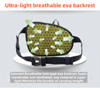 Black Lightweight Running Waist Pack with Stable Bottle Holder - Multi-Functional Nylon Sports Fanny Pack for Marathon, Hiking, Cycling & Climbing