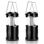 2-Pack 30LED Portable Handheld Collapsible Camping Lantern - Ultra-Bright 360° Emergency Tent Light for Hiking, Fishing & Power Outages