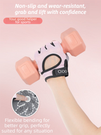 Black Heavy-Duty Unisex Gym Training Gloves with Integrated Wrist Support - Breathable Anti-Callus and Anti-Slip Weightlifting & Pull-Up Guards (Size M)