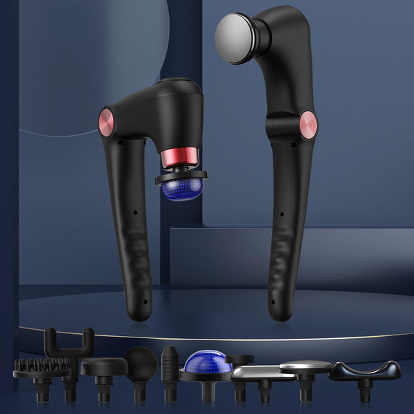 Black-Rosegold Foldable Percussion Massage Gun