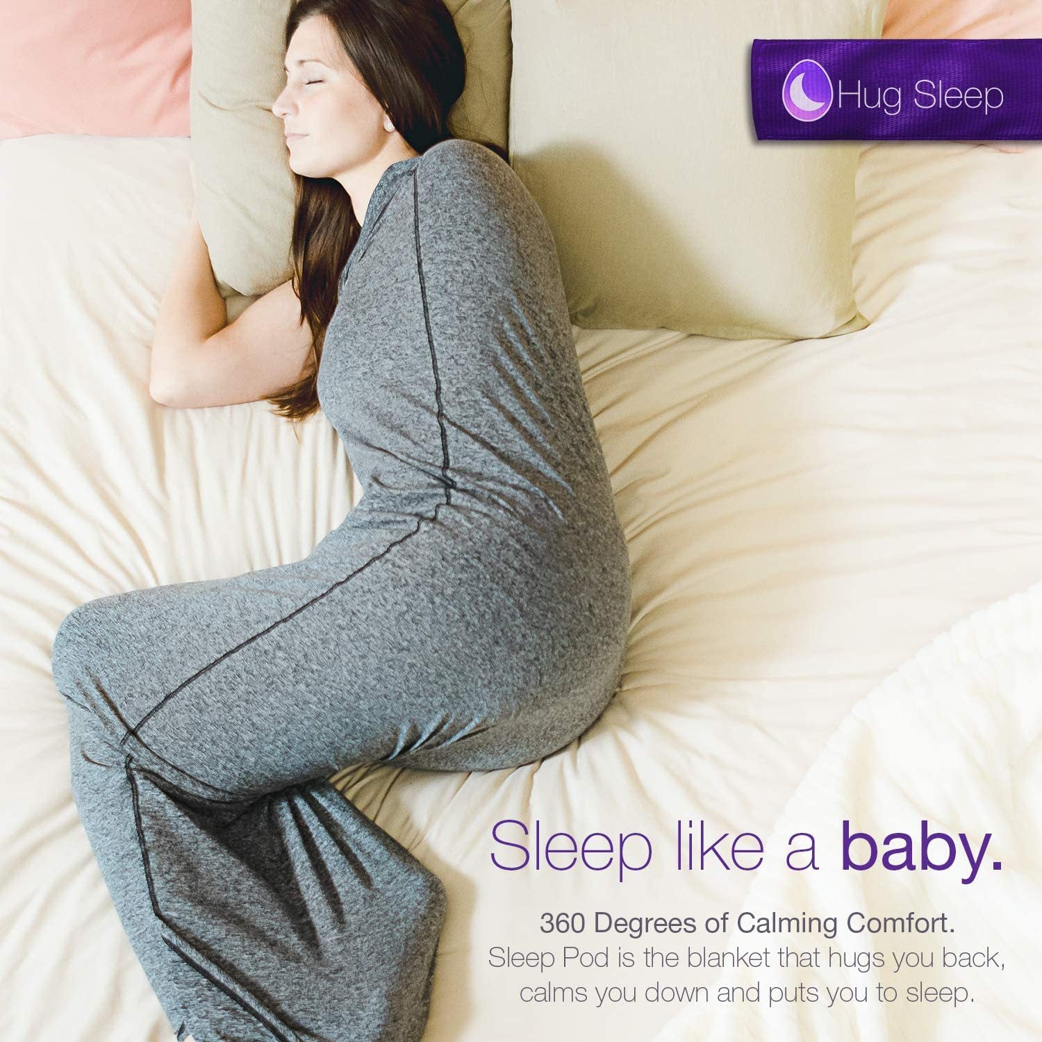 Soft Fleece Wearable Shark Sleeping Bag - Thickened Anti-Kick Warm Onesie and Mobile Sleep Cabin for Adults (L 185*50CM)