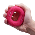 Rose Red 30/40LB 2-Pack Silicone Hand Grip Strengthener Rings - Dual-Resistance Finger Exerciser and Forearm Trainer for Muscle Recovery and Carpal Tunnel Prevention