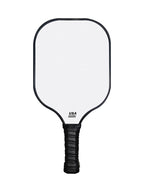 White Fiberglass Pickleball Paddle Set with Black Neoprene Protective Cover - Lightweight Outdoor Sports Racket for Beginners & Pros