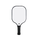 White Fiberglass Pickleball Paddle - Lightweight 215g with Anti-Slip TPU Grip for Outdoor Sports