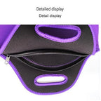 Red Reusable Neoprene Insulated Lunch Bag – Waterproof Thermal Tote for Work, School & Picnics (30x17x30cm)