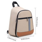 Khaki Portable Insulated Lunch Bag with Thick Aluminum Foil Lining – Oxford Fabric Thermal Food Carrier for Work, School, Travel & Outdoor Use