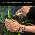 Size XL Heavy-Duty Cowhide Protective Gloves with Heat Resistant and Wear-Proof Leather for Outdoor Camping Welding and Industrial Work Reliable Hand Guard for Local Professionals