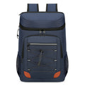Blue 5.55 Gallons Large Insulated Picnic Backpack with Multi Pockets & Leak-Proof Interior - Multifunctional Waterproof Thermal Lunch Bag for Camping, Hiking & Outdoor Travel