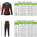 2XL Size Black and Blue Women's Workout Sauna Sweat Suit Set: Long Sleeve & Leggings - High Elasticity Compression Shapewear for Weight Loss & Yoga
