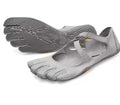 Grey Breathable High-Grip Five-Finger Yoga & Pilates Shoes (Foot Length 23.5 CM) - Professional Training Footwear for Natural Toe Splay & Barefoot Feel