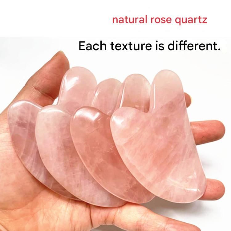 2-piece White Natural   Gua Sha Facial Tool - Hand-Polished Stone Massage Board for Face and Neck, Cooling Skincare Ritual, Easy Daily Use, Gift Ready