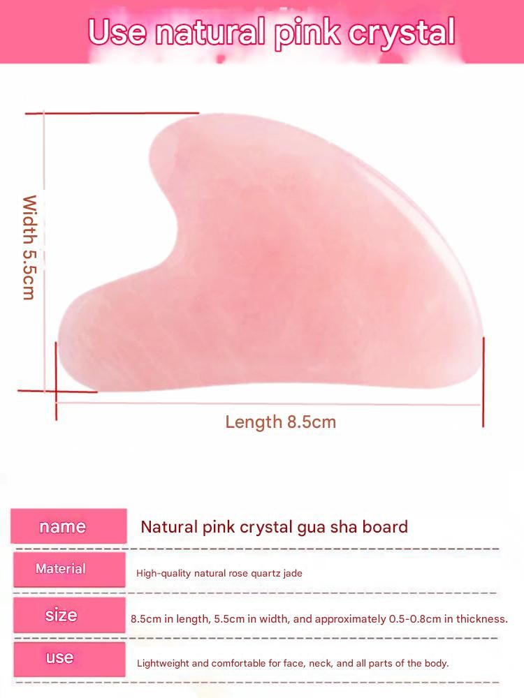 2-piece Green Natural   Gua Sha Facial Tool - Hand-Polished Stone Massage Board for Face and Neck, Cooling Skincare Ritual, Easy Daily Use, Gift Ready