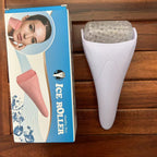 Light Purple Face Ice Roller with Gel Cooling Head- Reusable PP and Gel Cold Massage Tool for De-Puffing, Soothing, and Refreshing Skin, Easy to Freeze, Comfortable Grip, Daily Skincare Essential