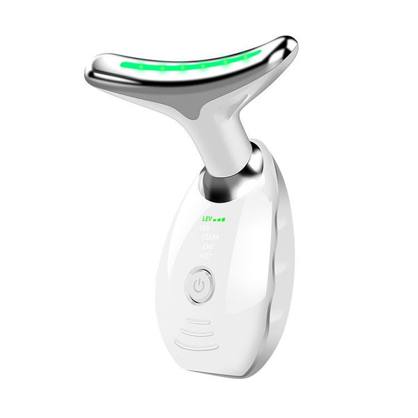 White Neck and Face Massager