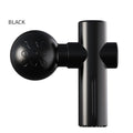 Black Mini Massage Gun - Pocket-Sized Deep Tissue Percussion Massager with 4 Speeds, 7mm Amplitude, 12KG Force, USB-C Rechargeable - Ultra Quiet, 68.7g Lightweight for Muscle Recovery, Travel, Office