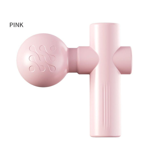 Pink Mini Massage Gun for Muscle Recovery, Travel, Office
