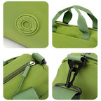 Green Lightweight Large Capacity Sports Duffel Bag - Portable Crossbody Travel Gym Handbag for Yoga Outdoor Activities