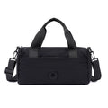 Black Lightweight Large Capacity Sports Duffel Bag - Portable Crossbody Travel Gym Handbag for Yoga Outdoor Activities