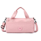 Pink Lightweight Large Capacity Sports Duffel Bag - Portable Crossbody Travel Gym Handbag for Yoga Outdoor Activities
