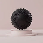 2-Pack Black Spiky Fascia Massage Balls - Portable TPE Foot Arch Muscle Relaxer for Yoga Recovery Trigger Point Therapy