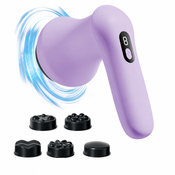 Purple Wireless Burning & Body Shaping Massager with 9 Speed Levels