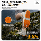 Thickened Waterproof Silicone Rain Shoe Covers with Adjustable Double Buckle Closure, Durable Non-Slip Reusable Overshoes for Men and Women Hiking Camping Daily Use, Blue White Blocking, XL Size (EU 40-42)