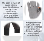 2-Piece Winter Riding Essentials Set with 8 Claw Secure Grip Bike Phone Mount and Suede Flip-Top Touchscreen Thermal Gloves – 360° Rotation Adjustment and Silicone Anti-Shock Module, Universal Handlebar Cradle for Motorcycle MTB & Road Cycling