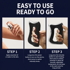 Black Wireless Heated Fascia Massager with 3 Levels Microcurrent Vibration and 2 Levels Heating Therapy, Ergonomic Curved Scraping Blade Design for Full Body Muscle Relaxation & Fat Reduction