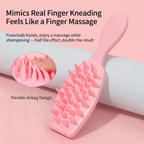 Microbubble Oxygen Hydration Facial Pore Cleanser and Black Silicone Scalp Massage Scrubber Set with Waste Separation Design, 3 Level Vacumn Suction and 6 Replaceable Heads - Full Body Care Routine for Face Pore Cleaning and Scalp Massage