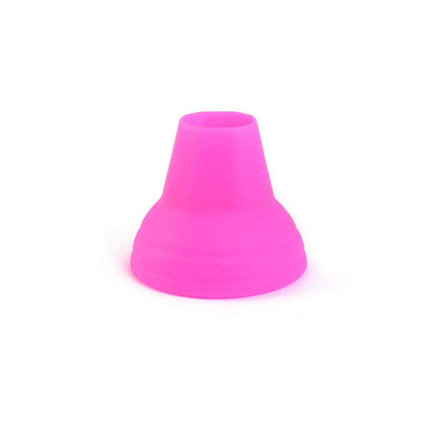 Rose red Silicone Pickleball Ball Retriever Attachment for Paddle Handle Easy Ball Pickup Training Accessory  No Bend Training Aid for Players