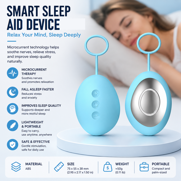 Blue Portable Handheld Sleep Aid Device