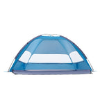 Beach Tent Sun Shelter for 4 Person, UPF 50+ Protection, Portable Sun Shade Canopy with Carrying Bag & Sand Pockets, Lightweight and Easy Setup Beach Umbrella for Camping Fishing Outdoor Picnic