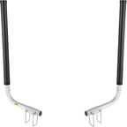 Boat Trailer Guide-ons, 40\", 2PCS Rustproof Galvanized Steel Trailer Guide ons, Trailer Guides with Black PVC Pipes, Mounting Parts Included, for Ski Boat, Fishing Boat or Sailboat Trailer
