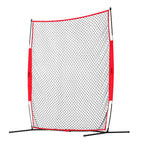 Barricade Backstop Net, 7x7 ft Ball Sports Barrier Netting, Portable Practice Equipment with Carry Bag, Protection Screen for Baseball Softball Lacrosse Soccer Hockey Training, for Backyard
